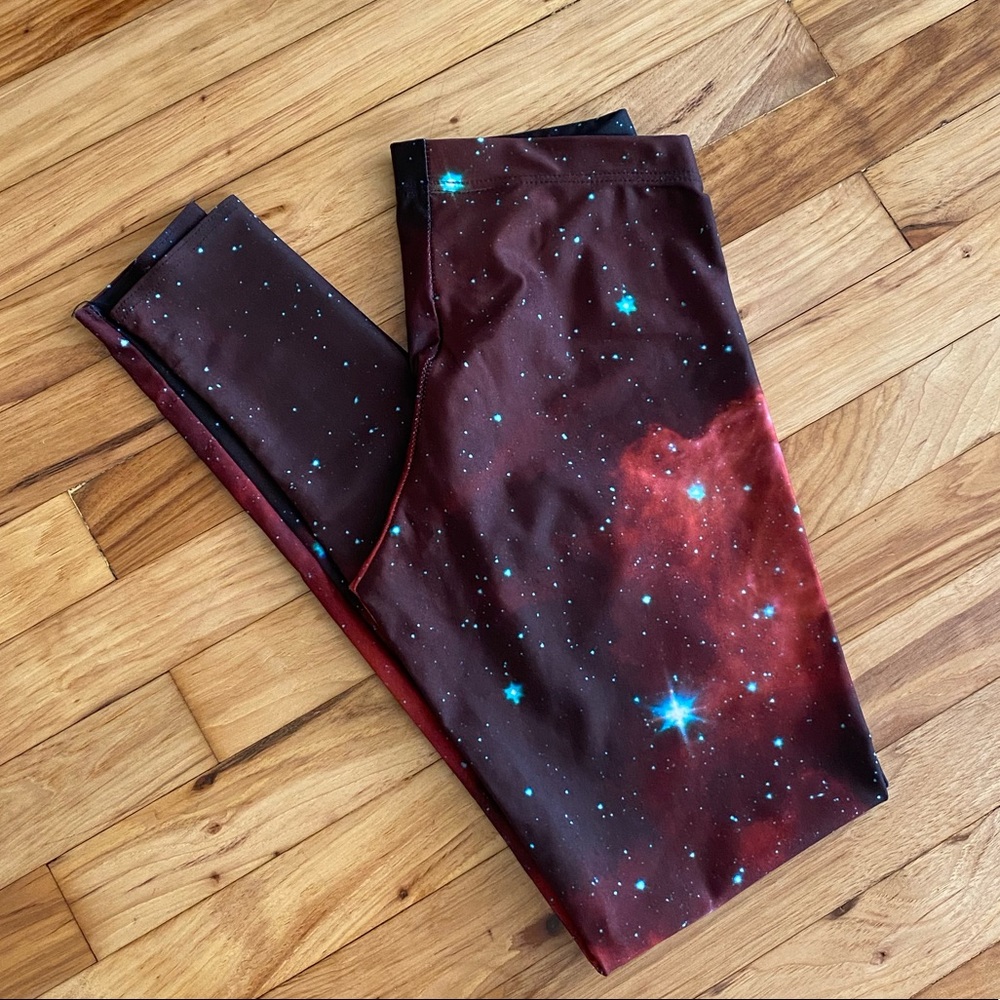BlackMilk Galaxy Pink Leggings